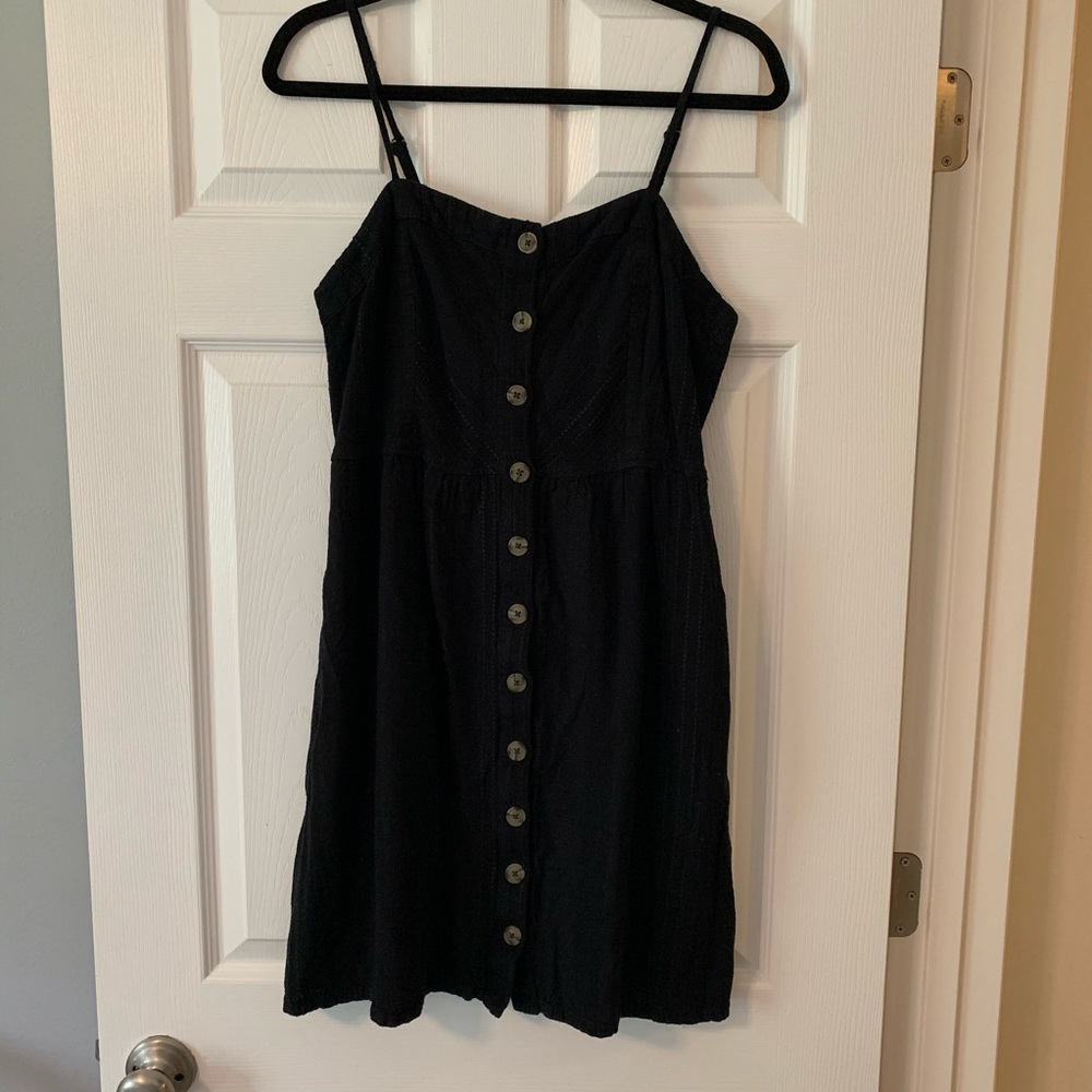 Black tank summer dress